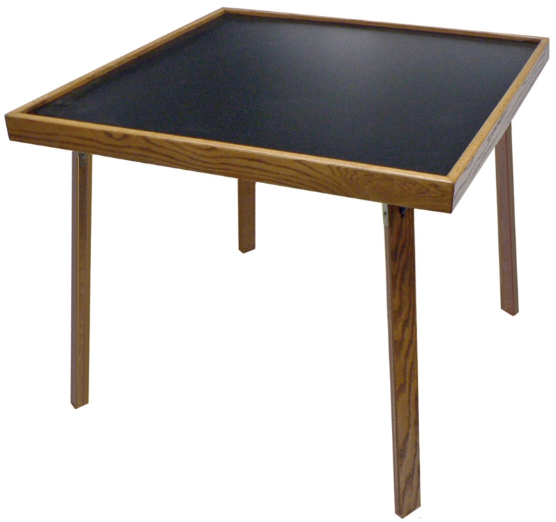 35'' Solid Wood Square Portable Folding Table