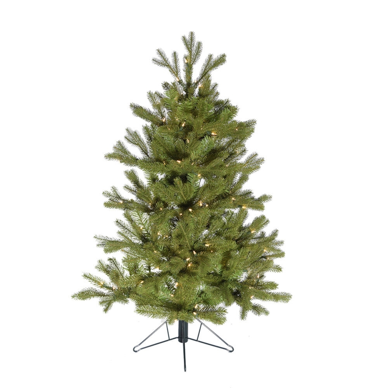 4' Lighted Fir Christmas Tree
