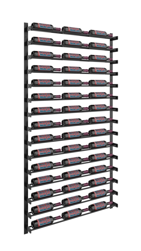 45 Bottle Wall Mounted Wine Bottle Rack