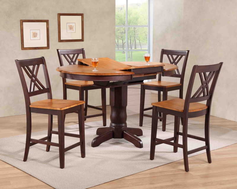 5 - Piece Extendable Pedestal Dining Set