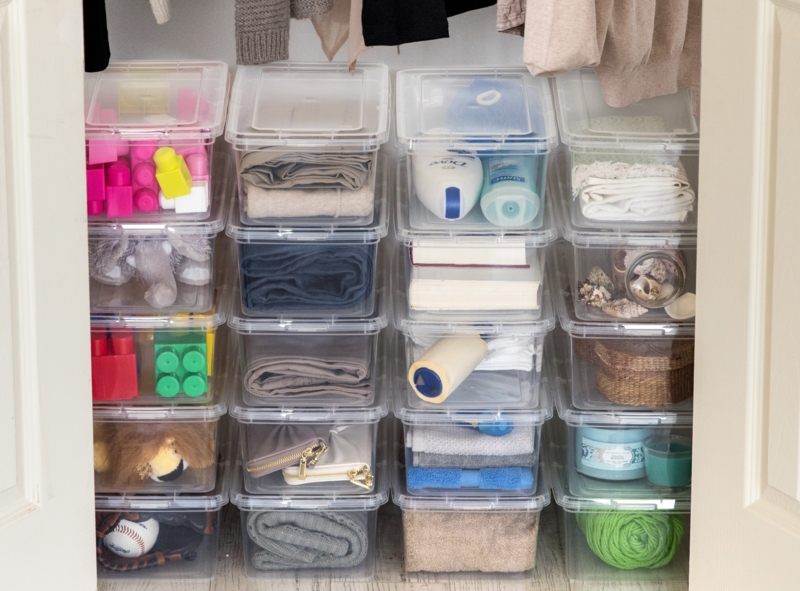5 qt Plastic Storage Tote (Set of 20)