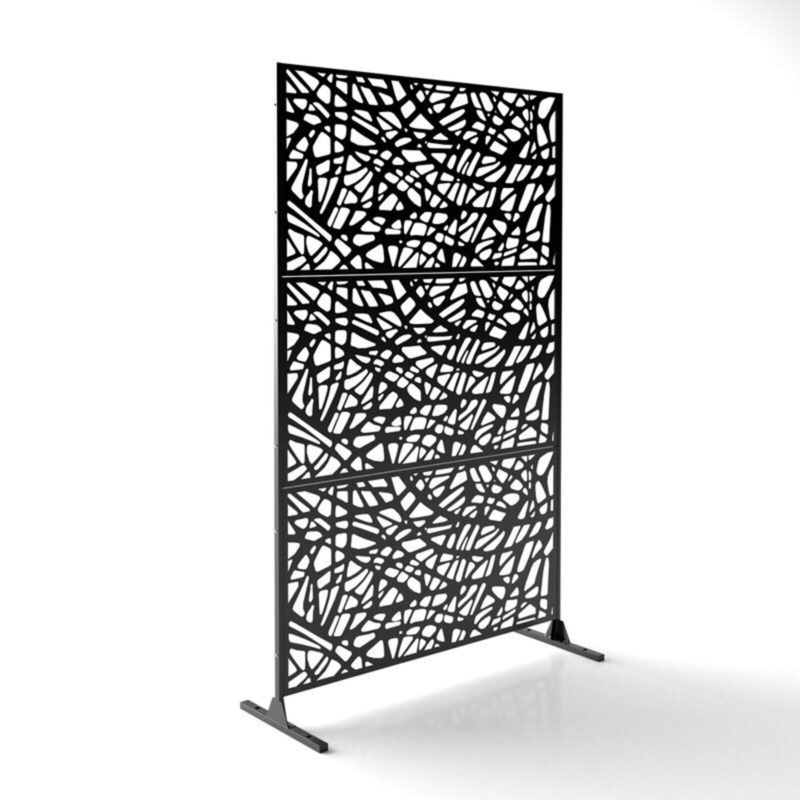 6.5 ft. H x 4 ft. W Laser Cut Metal Privacy Screen