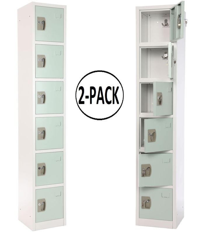 6 - Section 12" Wide Locker (Set of 2)