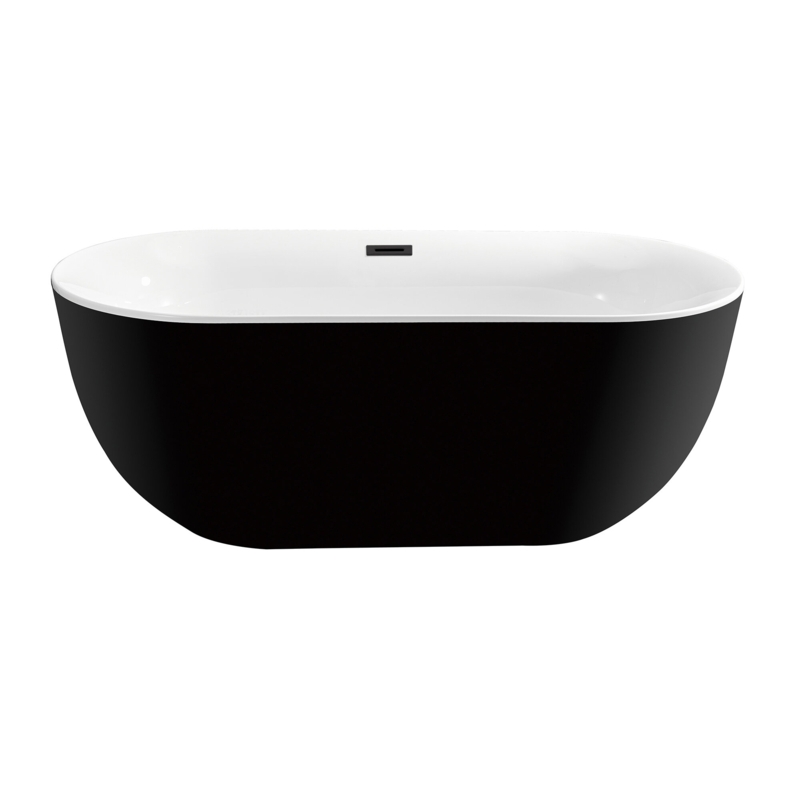 67" x 31" Freestanding Soaking Acrylic Bathtub