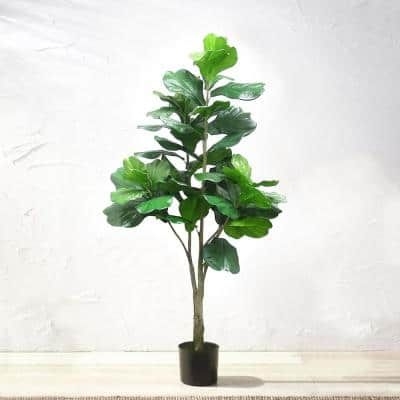 6ft Artificial Fiddle Leaf Fig Tree in Pot