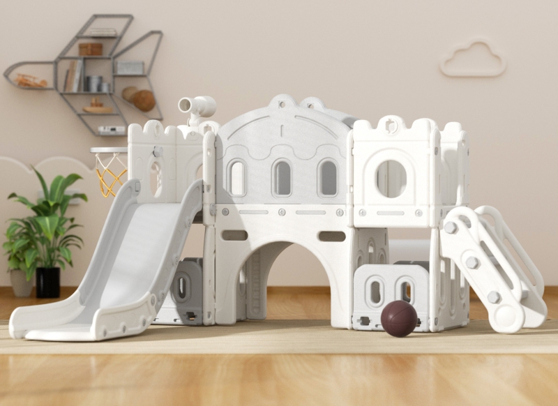 7-in-1 Kids Slide with Climber