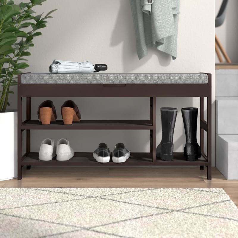 7 Pair Shoe Storage Bench
