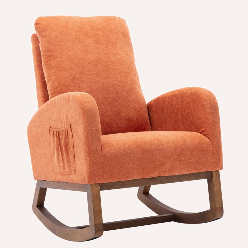 Abhimanyu Solid Wood Rocking Chair
