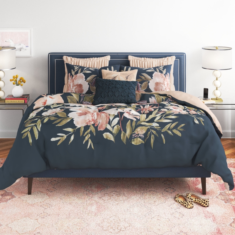 Adelynn 8 Piece Cotton Comforter Set (Set of 8)