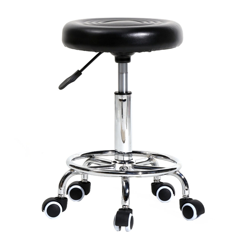 Adjustable Height Ergonomic Lab Stool with Wheels