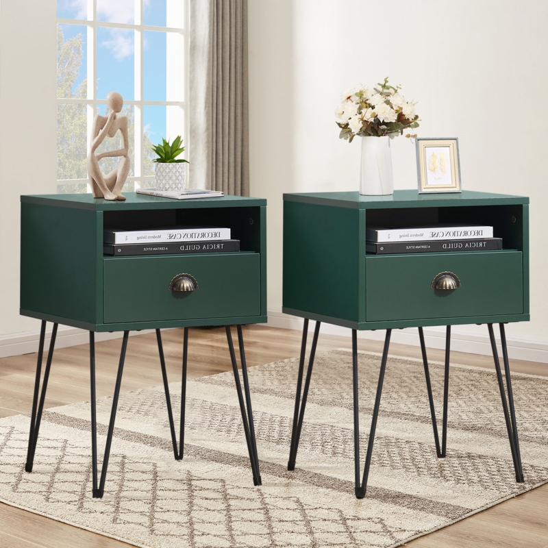 Adra Metal Nightstand