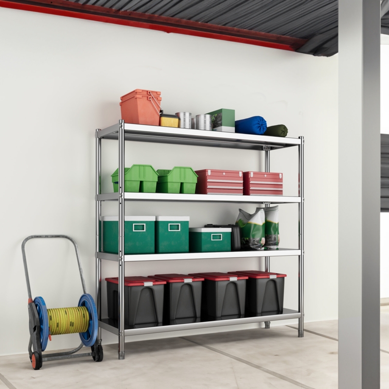 Aidon 60" H x 60" W x 18" D Shelves