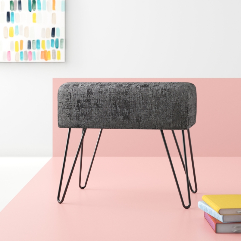 Alegre Velvet Ottoman