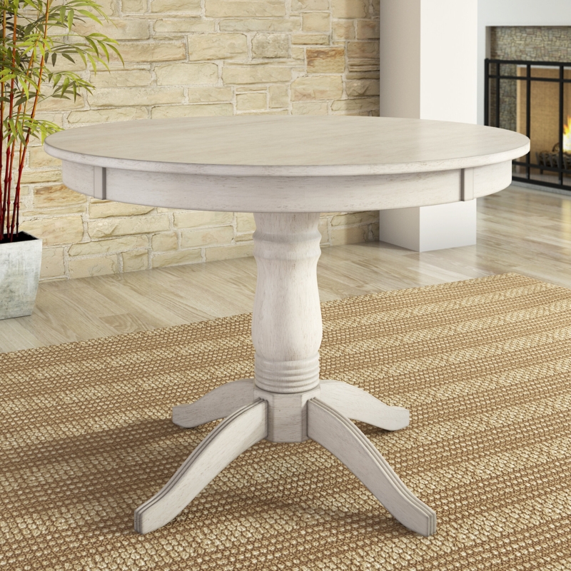 Alexa-Mae Round Solid Wood Dining Table
