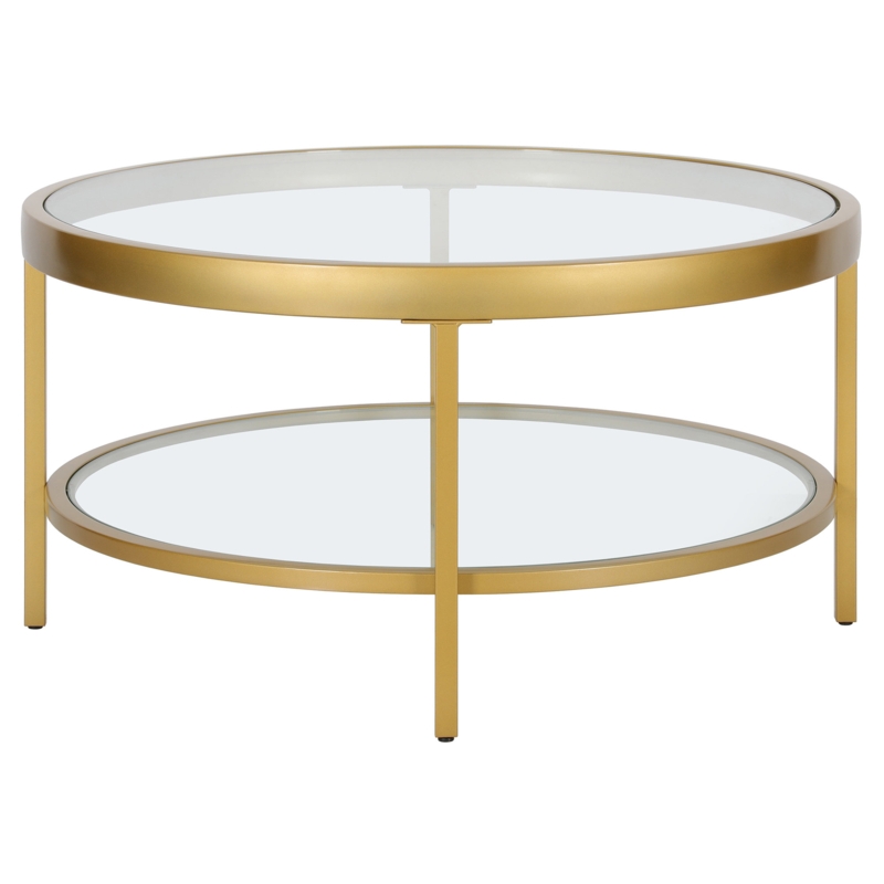 Alexis 32" Wide Round Coffee Table
