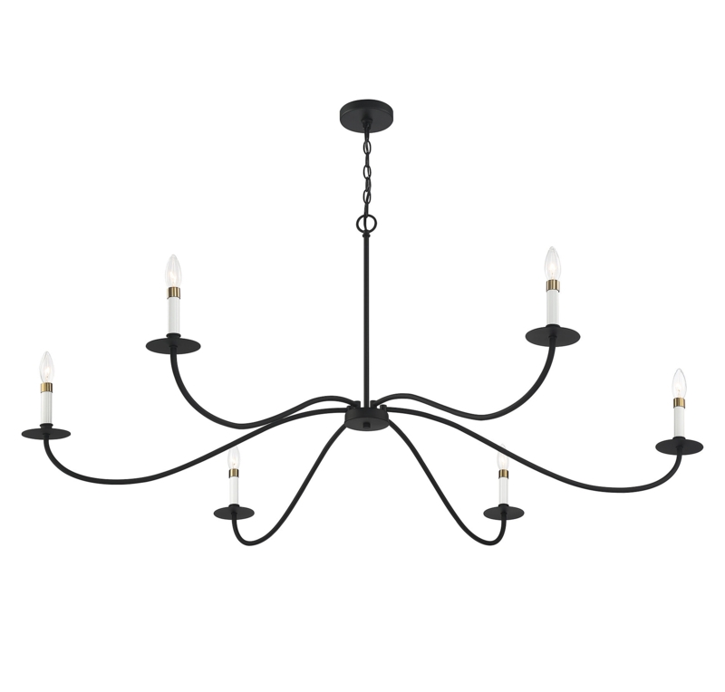 Aliaa 6 - Light Dimmable Classic / Traditional Chandelier