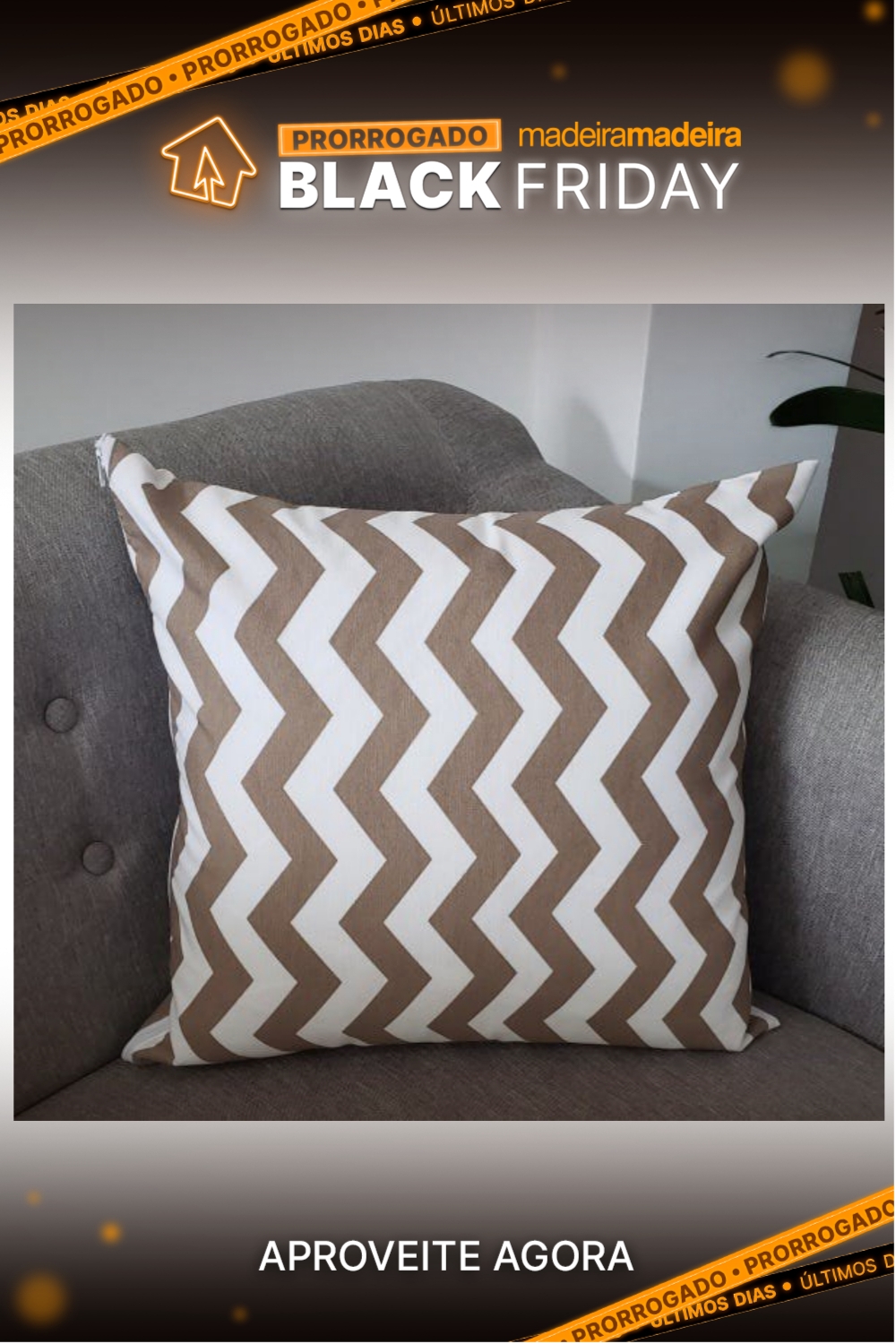Almofada Decorativa Sala 40 x 40cm - 4135