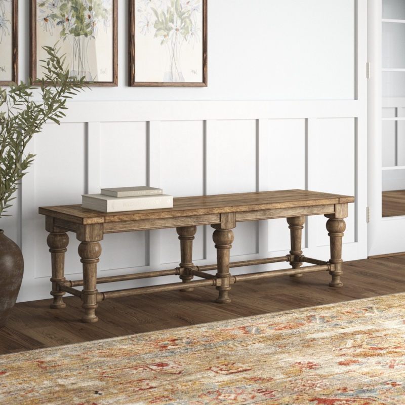 Altaneca Solid Wood Bench