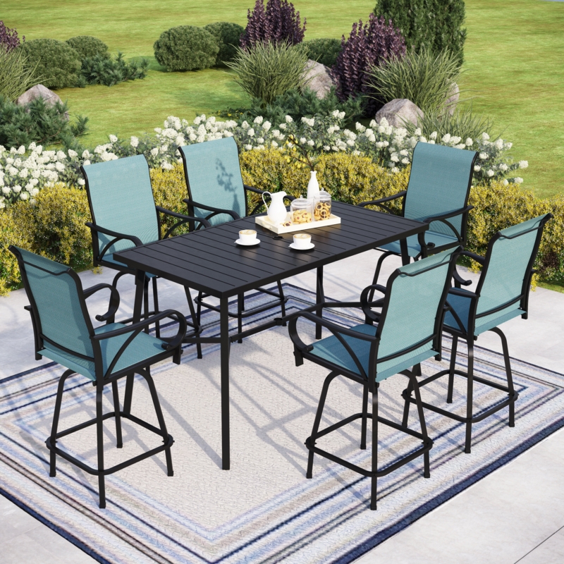Alyne 6 - Person Rectangular Outdoor Dining Set