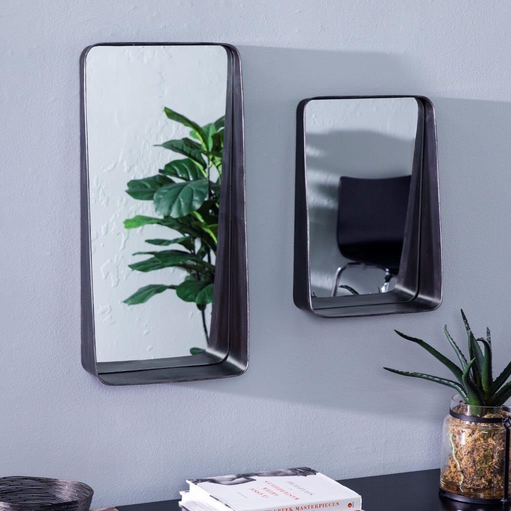 Amboros Decorative Mirrors With Shelves Set of 2 | 1StopBedrooms