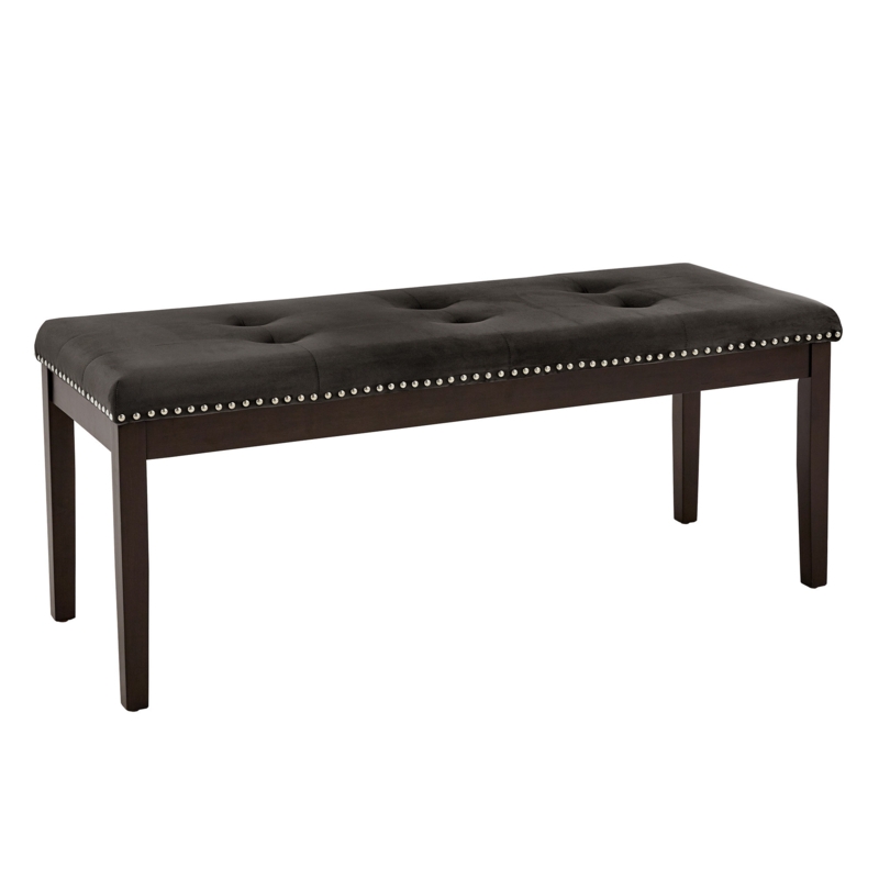 Amein Velvet Upholstered Bench