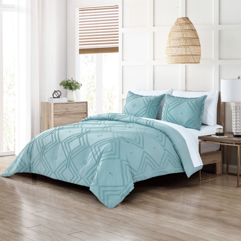 Ameliya Geometric Shapes Comforter Set