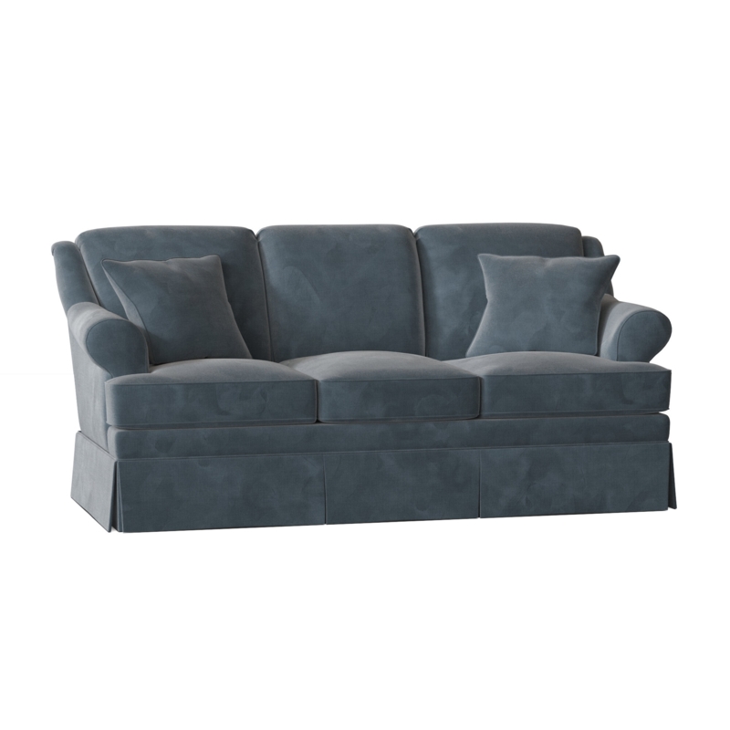 Amrin 73" Rolled Arm Sofa with Reversible Cushions