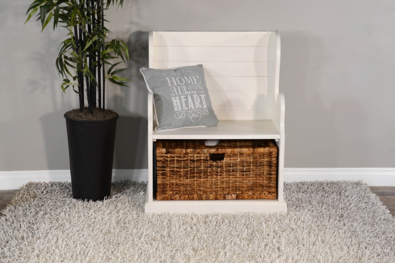 Andrew Hall Tree 31'' Wide with Bench and Shoe Storage
