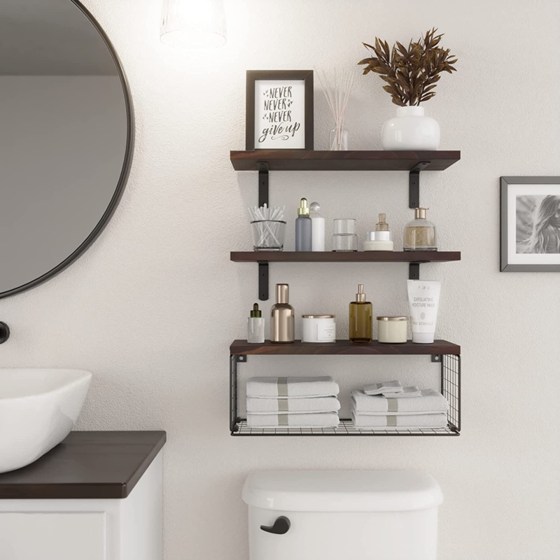 Angervil 4 Piece Bracket Shelf
