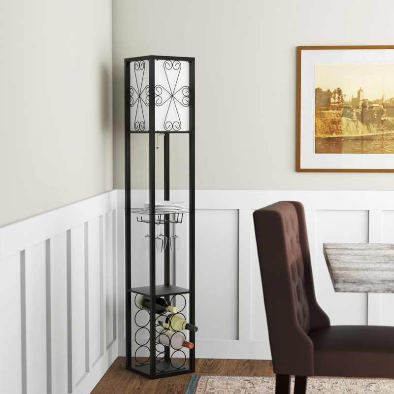 Ansaldo Floor Wine Glass Rack