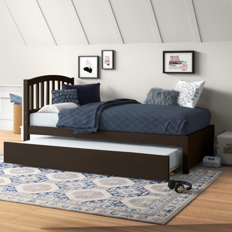 Antenore Solid Wood Daybed with Trundle