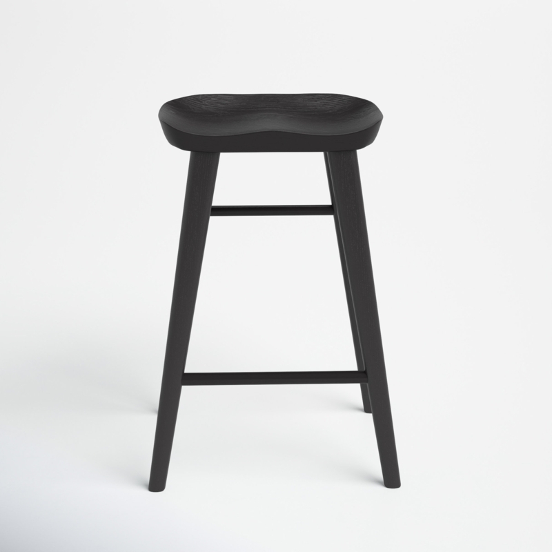 Anzie Solid Wood Stool