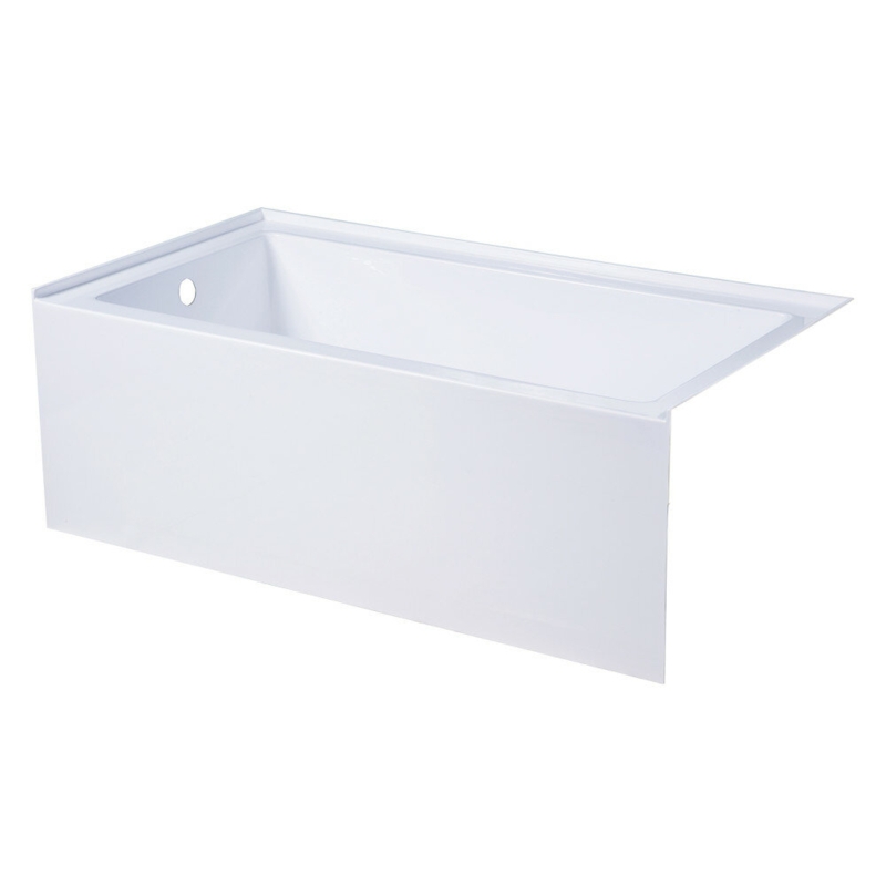 Aqua Eden 54'' x 30'' Alcove Soaking Acrylic Bathtub