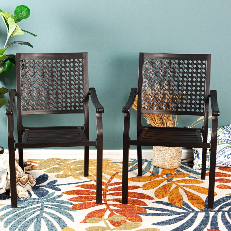 Argyri Stacking Patio Dining Chairs