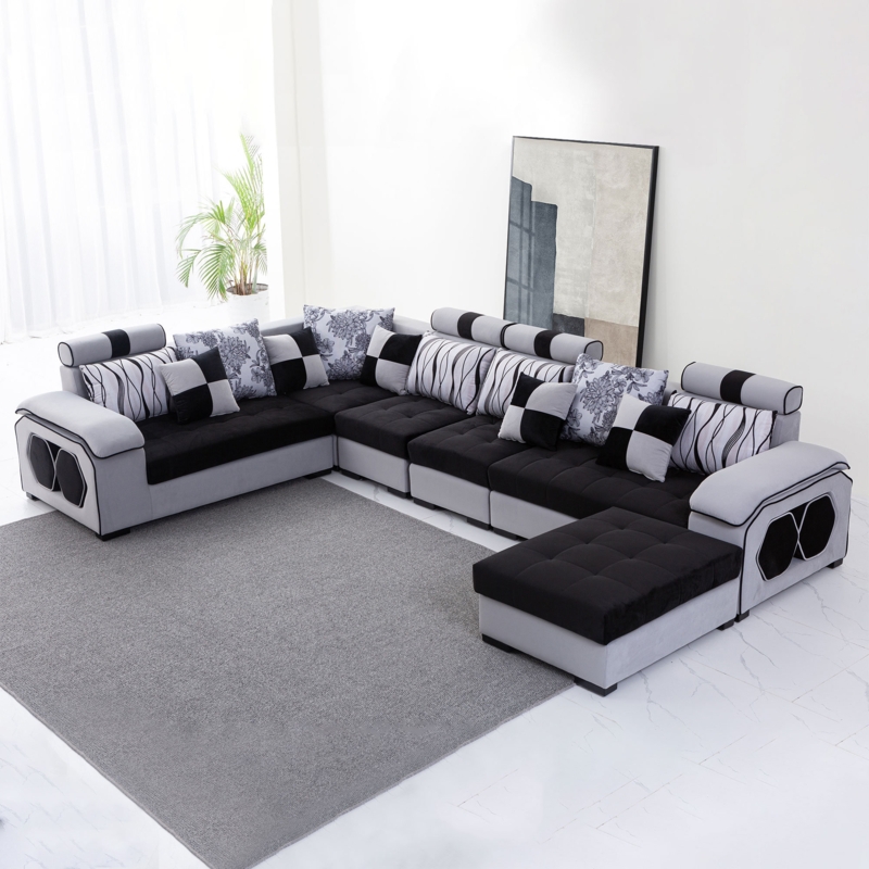 Arvella 10 - Piece Slipcovered Sectional