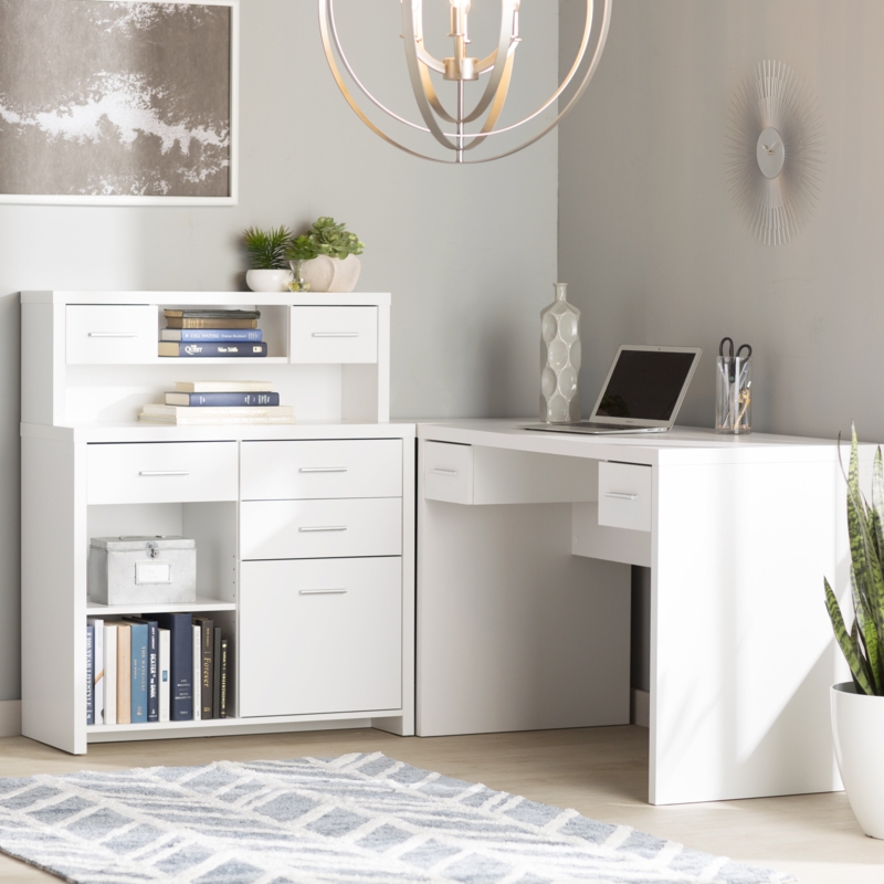 Aschley Computer Desk Home Office Corner Storage Drawers L Shape Work Laptop Laminate