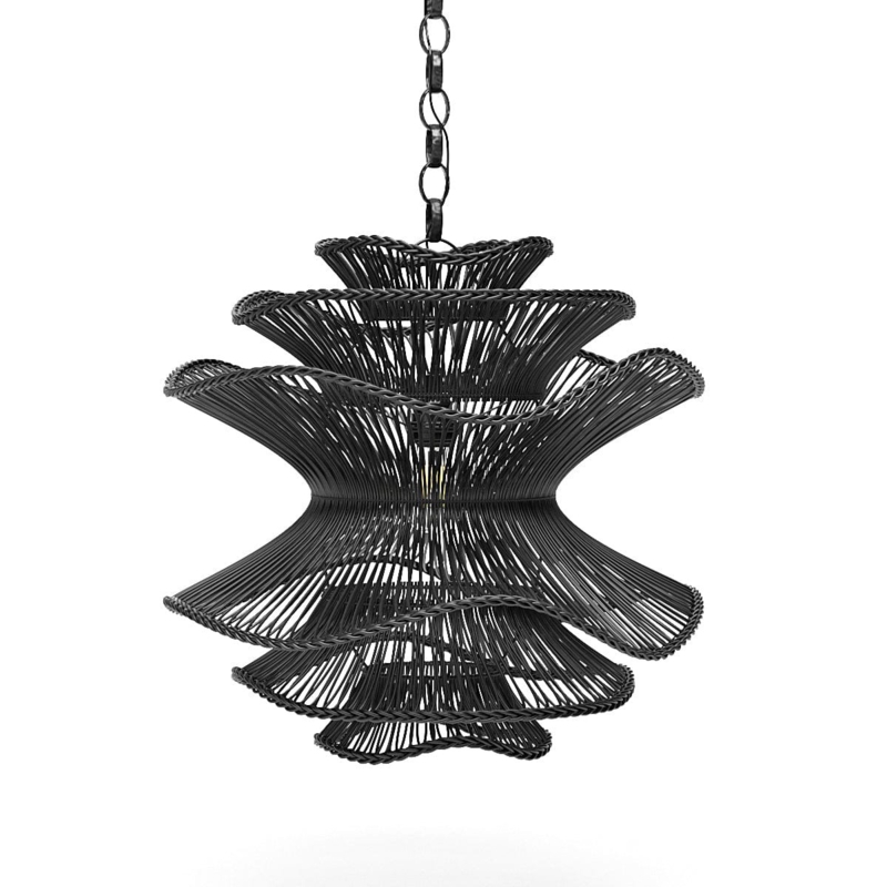 Aucion Wicker/Rattan Lampshade, Large Novelty Lamp Shade Only, Unique Shade for Lamp