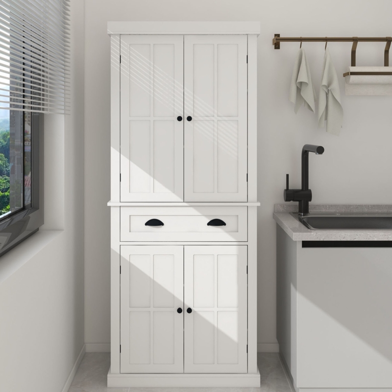 Aundreia Freestanding Linen Cabinet