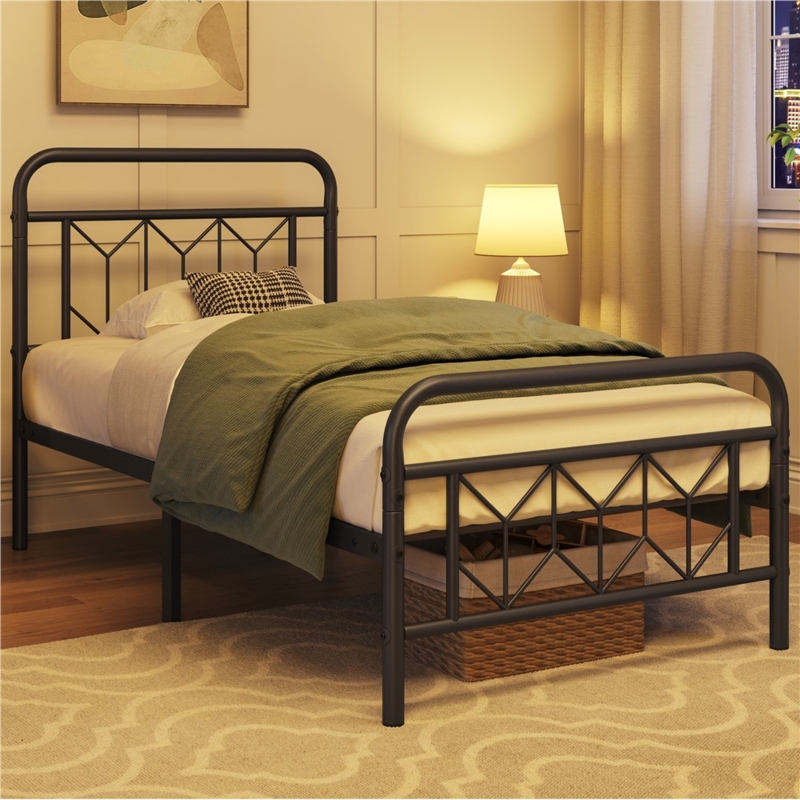 Aylena Metal Open-Frame Bed