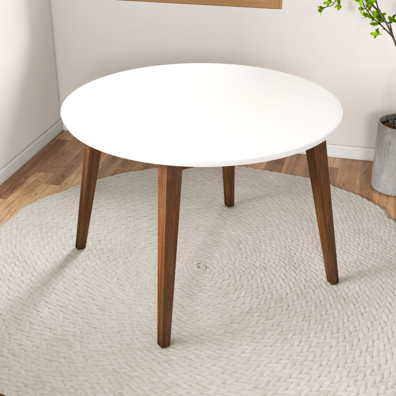 Bannie Round Solid Wood Dining Table