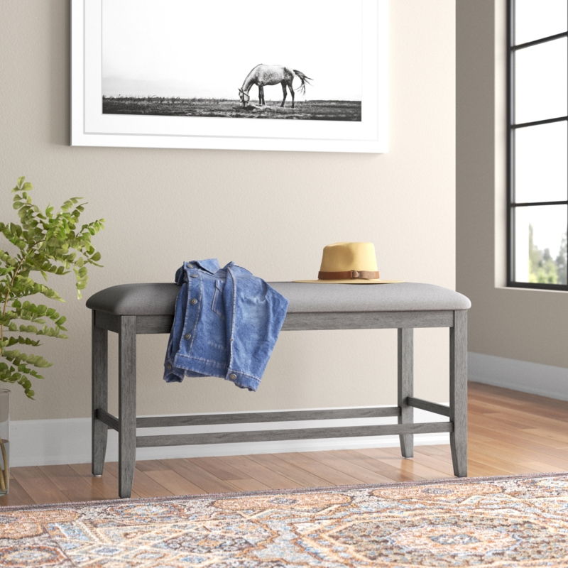 Barneveld Polyester Upholstered Bench