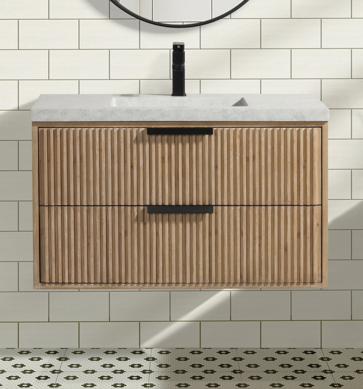 Bastos 36" Floating Bathroom Vanity