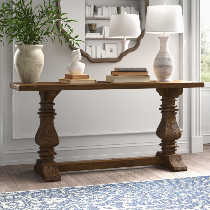 Beatrice 68'' Solid Wood Console Table