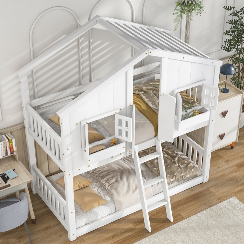 Berthoud Kids Twin Bunk Bed