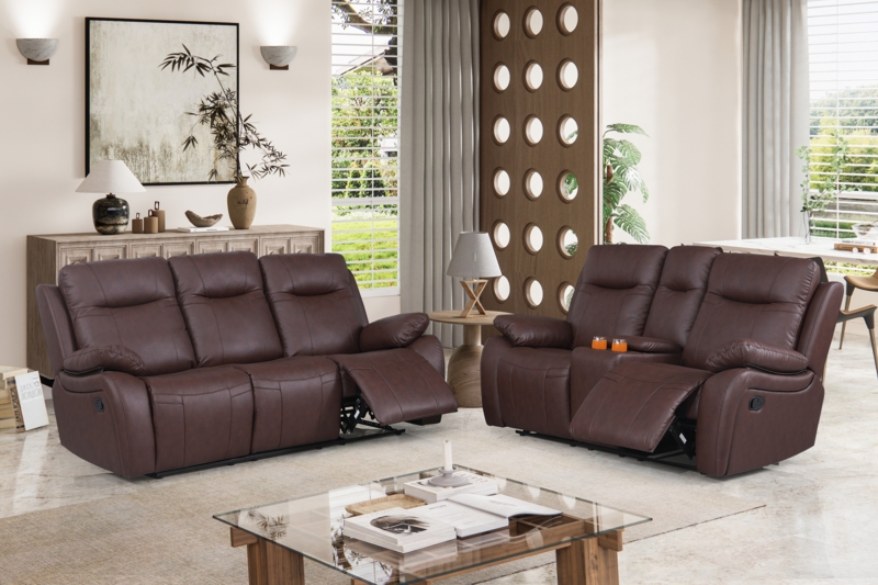 Bharati 2 - Piece Faux Leather Living Room Set