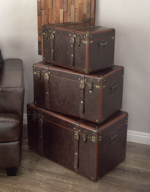 Bittinger 3 Piece Vintage Trunk