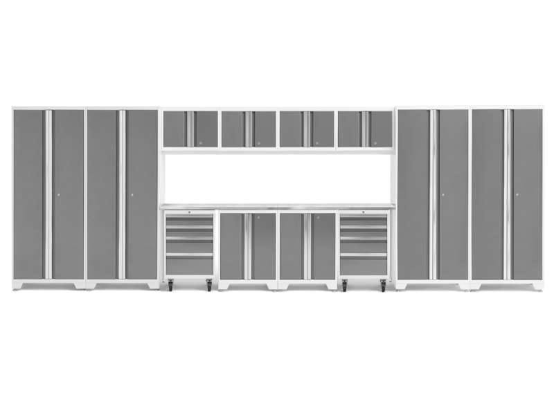 Bold Series 14 Piece Garage Storage Cabinet Set