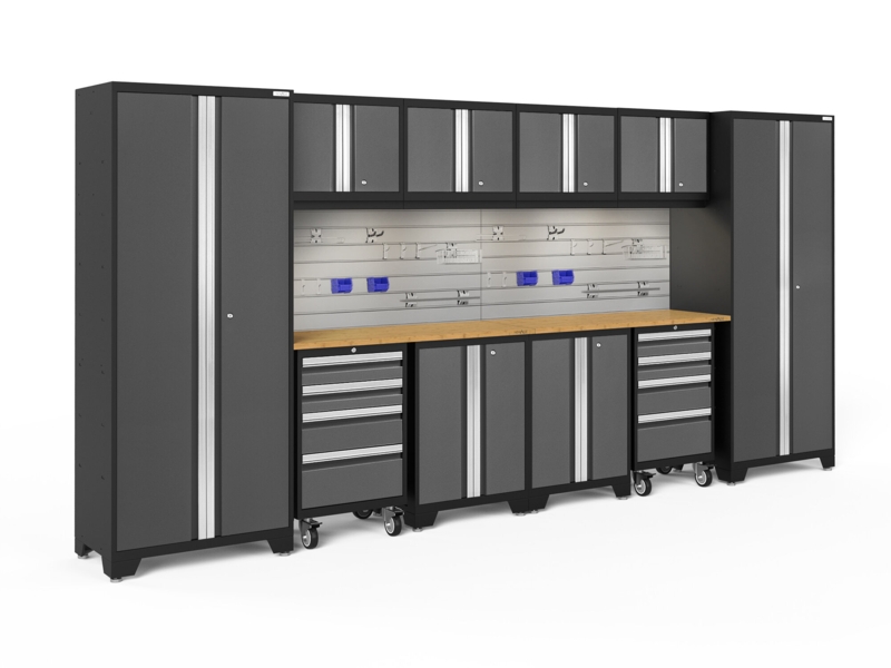 Bold Series 76.75'' H x 156'' W x 18'' D 12 Piece Garage Storage Cabinet Set