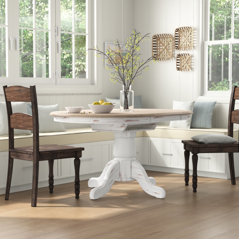 Bonas Extendable Solid Wood Dining Table