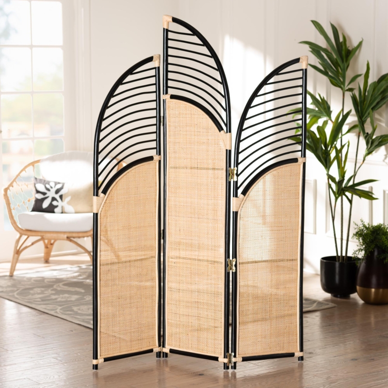 Bordelon 44.1'' W x 66.1'' H 3 - Panel Folding Room Divider
